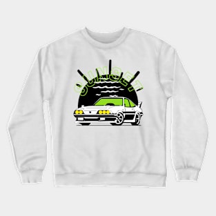 Sunset Retro Car Crewneck Sweatshirt